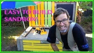 How to Build a Sandbox  Sandpit using Wooden Pallets [upl. by Kcam36]