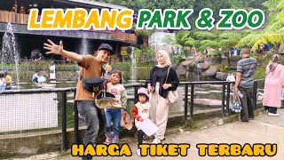 LEMBANG PARK amp ZOO TERBARU  WISATA BANDUNG LENGKAP HARGA TIKET TERBARU [upl. by Enelehcim]