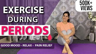 15 mins Exercise during Periods  By GunjanShouts [upl. by Mikkel]