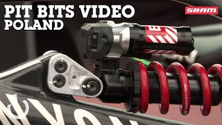 ELECTRONIC SUSPENSION OVERLOAD  Poland World Cup DH BielskoBiala PIT BITS [upl. by Corliss250]