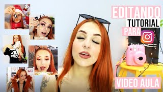 COMO EDITAR VÍDEO TUTORIAL FÁCIL PARA O INSTAGRAM  Giovanna com dois N [upl. by Ezmeralda142]