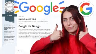 Google UX Design Certificate Courses Honest Review [upl. by Aulea]