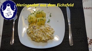 Heringssalat aus dem Eichsfeld  Rezept von Schwiegertochter  lecker [upl. by Nnahs]