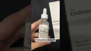 The Ordinary salicylic acid 2 solution must know before using [upl. by Nyrrat]