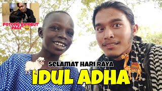 PAGI HARI IDUL ADHA POTONG RAMBUT 😆  TERLAMBAT  EID AL ADHA [upl. by Ingaborg]