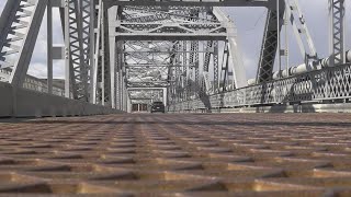 Construction work starts for the 100 year old bridge between Madawaska and Edmunston [upl. by Assilam]