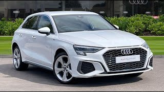 2022 Approved Used Audi A3 Sportback S line 40 TFSI e 204 PS S tronic  Stoke Audi [upl. by Phineas]