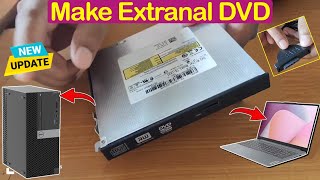 DIY External DVD Drive  Using Internal DVD Drive Externally [upl. by Kaiser]