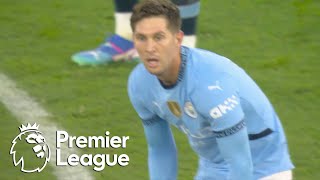 John Stones scores 98thminute equalizer for Man City against Arsenal  Premier League  NBC Sports [upl. by Yelwah]