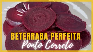 COMO FAZER BETERRABA COZIDA DE RESTAURANTE  PONTO CORRETO E PERFEITO  PARA ANEMIA [upl. by Drew]