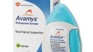 Avamys Nasal spray [upl. by Zachar]