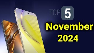 Top 5 UpComing Mobile Phones November 2024 [upl. by Herm]