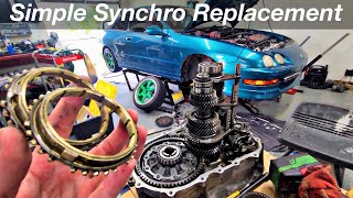 Fixing 3rd Gear Grind in Acura Integra GSR  How To Replace Synchros  Y80 S80 B16AB16BB18C [upl. by Idalina194]