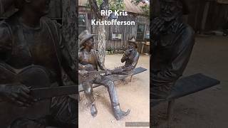 RIP kriskristofferson Luckenbach sundaymorning [upl. by Neeoma384]