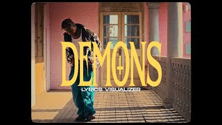 Altrayd  Demons Lyrics Visualizer [upl. by Annaicul816]