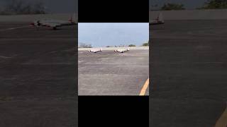 2 warbirds Takeoff FEIBAO T33 Turbine Jet rcturbine warbird jet rcjets rcpilot [upl. by Airdnazxela]