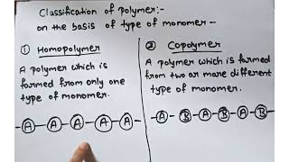 What is Homopolymer and Copolymer with example 2 part [upl. by Namyh538]