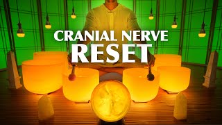 Cranial Nerve Sound Bath  Release amp Reset Your Cranial Nerves  Crystal Singing Bowl Music [upl. by Neroc314]