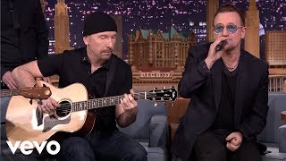 U2  Ordinary Love Live on The Tonight Show [upl. by Pontias]