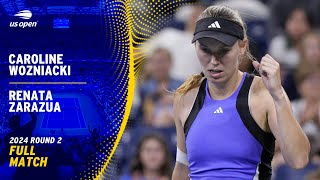 Caroline Wozniacki vs Renata Zarazua Full Match  2024 US Open Round 2 [upl. by Apeed879]