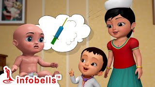 डॉली रो रही हैडॉक्टर चिट्टी आ रहे हैंPlaying with Toys  Hindi Cartoons amp Pretend Play  Infobells [upl. by Naira229]