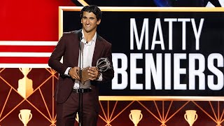 Beniers wins 202223 Calder Memorial Trophy [upl. by Alanna]