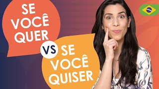 ADVANCED PORTUGUESE QUER VS QUISER [upl. by Snell548]