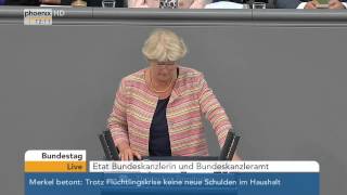 Bundestag Generaldebatte mit weiteren Reden zum Haushaltsentwurf am 09092015 [upl. by Wilfred]