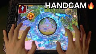 Best HANDCAM 6 Finger iPad Pro 129 M2 chip🧨  Solo vs Squad  PUBG Mobile [upl. by Ahsenor695]