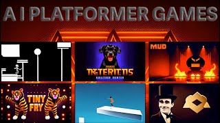 THIS YEARS LINEUP OF AI PLATFORMER GAMES Most Popular AI RetroFuturistic Video Games ALL NEW [upl. by Nnauol859]