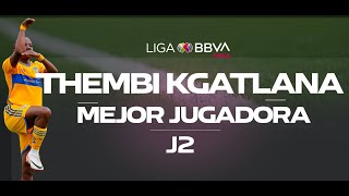 Thembi Kgatlana es la mejor jugadora de la jornada 2 [upl. by Deutsch824]