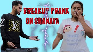 I NEED SPACE BREAK UP PRANK ON SHANAYA  SHANAYA MASROOR [upl. by Urian]