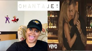 First time Reaction Shakira ft Maluma Chantaje Reaction Video [upl. by Eadnus103]