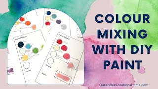 Colour Mixing with DIY Paint [upl. by Aramoix]