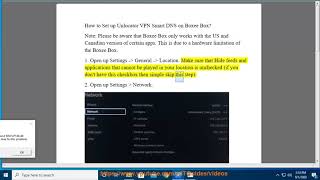 Set up Unlocator VPN Smart DNS on Boxee Box [upl. by Idnem819]
