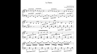 La Tarara Spanish Folk Song  Piano Solo [upl. by Fries807]