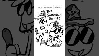 The Sandwich Police 😂 Animation Meme shorts [upl. by Anglim388]