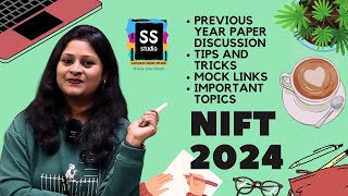 NIFT PREVIOUS YEAR PAPER SOLVED AND TIPS FOR 2024 ENTRANCE EXAM [upl. by Ralfston918]