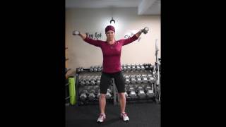 Alternating Upright Row amp Dumbbell Lateral Raise [upl. by Arlin692]