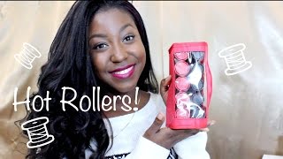 REVIEW Remington Style Compact Hot Rollers  DEMO Synthetic Hair Friendly itsLakishaa [upl. by Leelaj131]