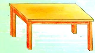 How to draw a table  Table kaise draw karen  Table drawing easy  Creative drawing [upl. by Myrna]