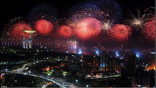 🔴 2024 KUWAIT NEW YEAR FIREWORKS AND COUNTDOWN HAPPY NEW YEAR [upl. by Nuris]