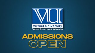 VU Admissions Open [upl. by Arbua]