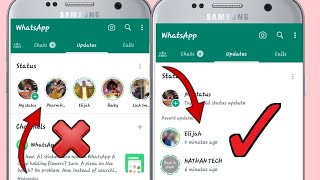 How To Change whatsapp Status style To Vertical in whatsapp latest updatehorizon style to vertical [upl. by Haldeman255]