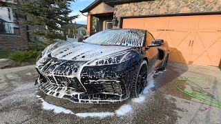 Wash Drive And Rev C8 Corvette With 2m Fabrication Exhaust [upl. by Pournaras108]