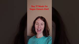 Day 17 Meals for Vegan Ketosis Diet veganketo dietaryfat highfatdiet [upl. by Trini442]