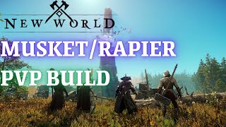 NEW WORLD MUSKETRAPIER PVP BUILD FR [upl. by Batholomew757]