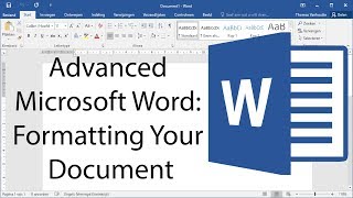 Advanced Microsoft Word  Formatting Your Document [upl. by Anni965]