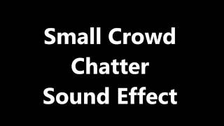 Small Crowd Chatter Sound Effect [upl. by Alyose]