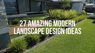 🔴 27 Amazing MODERN LANDSCAPE DESIGN Ideas [upl. by Naresh897]